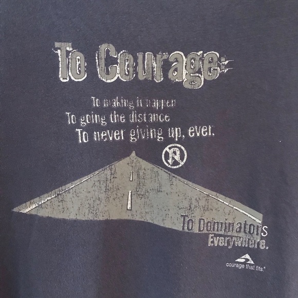 Dominator "Courage" Blue Long Sleeve Tee - Picture 2 of 5